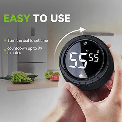 Kyzistn 2 Pack Kitchen Timer, Digital Kitchen Timer Magnetic