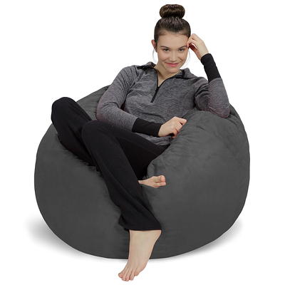 3' Kids' Bean Bag Chair With Memory Foam Filling And Washable Cover - Relax  Sacks : Target