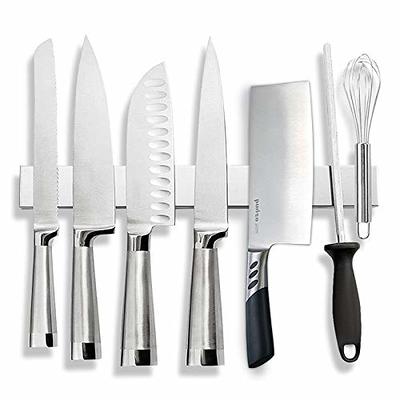 HAUSHOF Kitchen Knife Set, 5 Piece Knife Sets with Block, Premium Steel Knives  Set for Kitchen with Ergonomic Handle, Great for Slicing, Dicing&Cutting 