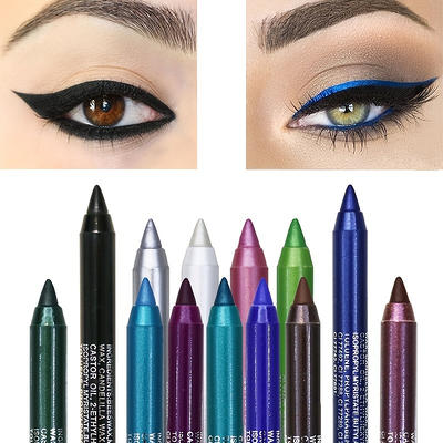 Multi-colored Metallic Smoky - With Finish Shopping Long-lasting Waterproof Eye Eyeliner - Makeup Yahoo Professional