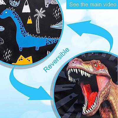 3PCS Toddler Backpack for Boys, 12'' Dinosaur Bookbag and Lunch