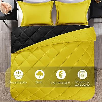 Atmosphera Carmen Bed Sheet Set With Cushions Yellow