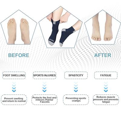 8 Pairs Compression Socks for Women and Men, Plantar Fasciitis Arch Support  Low Cut Running Gym Compression Foot Socks : : Clothing, Shoes 