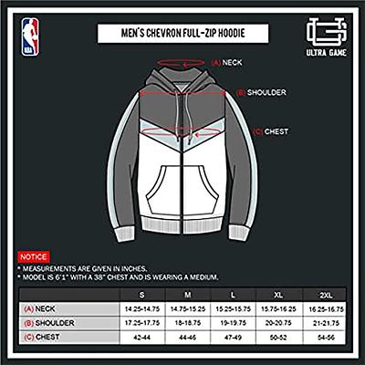 Ultra Game NBA Men's Quarter Zip Pullover Hoodie Windbreaker Jacket