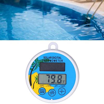 Floating Pool Thermometer Wireless - Solar Digital Pool Thermometer 
