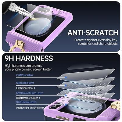 Clarity Collection Hybrid Case for Samsung Galaxy Z Flip 5 - Clear - HD  Accessory