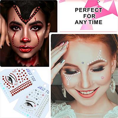 Christmas Face Gems-8 Sets Face Jewels Stick On, Valentine's Outfit  Accessories for Women-Eyeshadow Nail Hair Gems Rhinestones Stickers, Face  Glitter Body Markers for Makeup - Yahoo Shopping