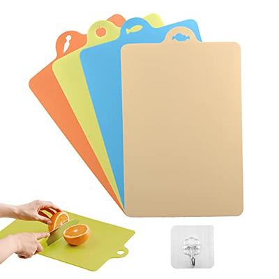 Bellemain Extra Thick Flexible Plastic Cutting Board Mats Non-Skid with  Food Color Codes (Set of 4) (15x11) - Bellemain