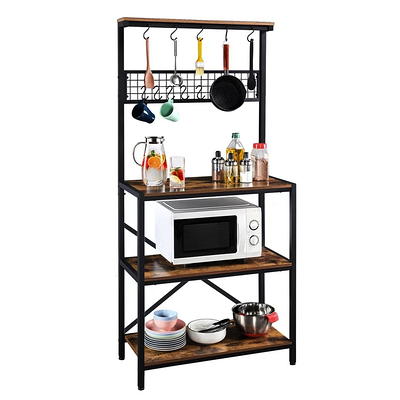 Yamazaki Home 3-Tiered Storage Rack - Kitchen Shelf Organizer, Short,  Steel, Short