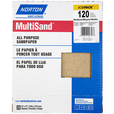 Norton Multisand 11 In L X 9 In W 1 Grit Aluminum Oxide All Purpose Sandpaper 25 Pk Yahoo Shopping