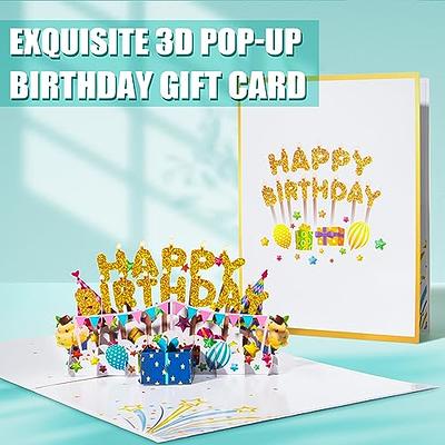 Amazon.com : HOMANGA Happy 50th Birthday Pop Up Card, 50th Birthday Card  with Note and Envelope, 50th Birthday Gifts for Husband, Wife, Men, Women,  50 Years 3D Pop Up Birthday Greeting Card