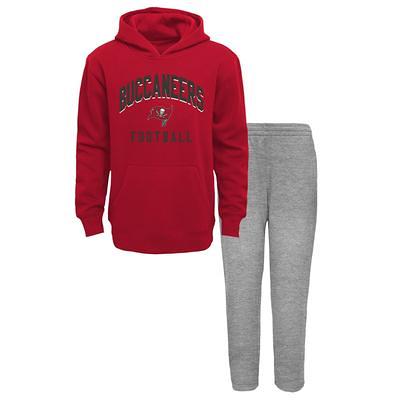 Youth Red/Heather Gray Tampa Bay Buccaneers Double Up