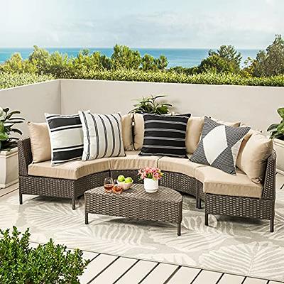 OTOSTAR Pack of 4 Outdoor Throw Pillow Covers 18x18 Inch