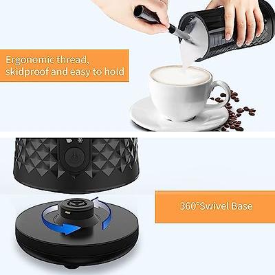 Milk Frother,Flevo Electric Milk Frother and Steamer,Electric Milk Steamer  Warmer with Two Whisks for Heating and Frothing Milk,Non-Slip Stylish  Design,for Coffee, Latte,Cappuccinos,Macchiato - Yahoo Shopping