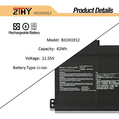 B31N1912 C31N1912 Laptop Battery for Asus VivoBook 14 E410M E410MA L410M  L410MA