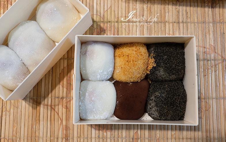 捷運雙連站鮮奶麻糬專賣店，包餡麻糬一盒6入口味全制霸！