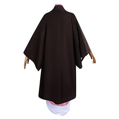 Nezuko Cosplay Costume Kimono for Adult Girls Robe Japanese Anime