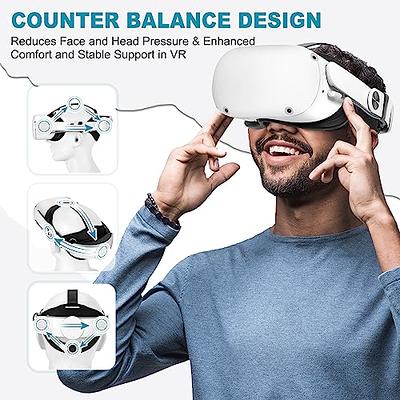 Hurra Head Strap with Battery for Oculus Quest 2, 10000mAh Fast Charging  Battery Pack Extend 8H Playtime, Counter Balance Adjustable Elite Strap  Replacement Accessories Enhanced Comfort Support in VR - Yahoo Shopping