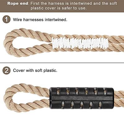 SELEWARE Hammock Straps, 12ft Tree Swing Rope for Hammock Chair Hanging  Kit, Extension Rope with Carabiner for Indoor Outdoor Playground Tree  Swings Camping Hammock Accessories (Beige, 2 Pack) - Yahoo Shopping