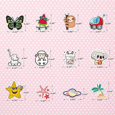 100pcs Cute Animal Stickers,vinyl Waterproof Stickers For  Laptop,bumper,skateboard,water Bottles,computer,phone, Cute Animal Stickers  For Kids Teens (