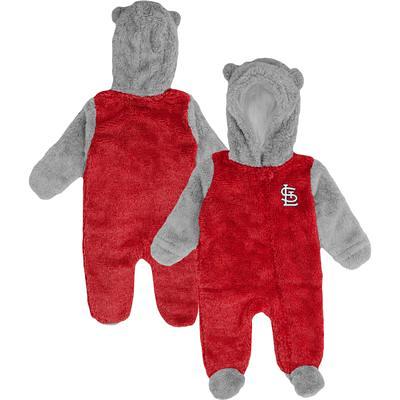 Tiny Turnip St. Louis Cardinals Infant Red Stitched Baseball Bodysuit