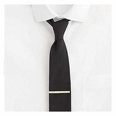 Mens Stainless Steel Tie Clip Necktie Bar Clasp Clamp Pin Gold Black Silver  01 