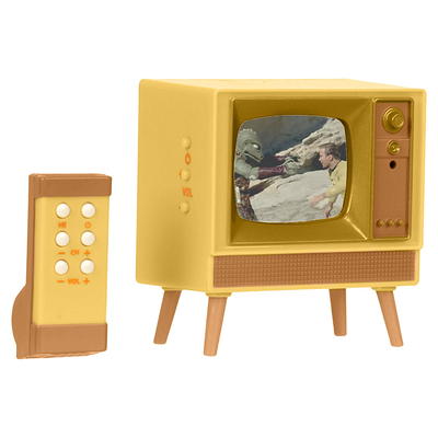 Tiny TV Classics Collectible TV with RealWorking Remote ,Star Trek