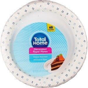 Total Home Decorated Paper Bowls 20 oz | Disposable Tableware - 24 ct | CVS