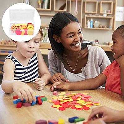 40pcs Cognitive Disc Mathematics Learning Chips Math Learning Coins  Counting Coins Children Math Counters Math Learning Counters Counting Chips  Double