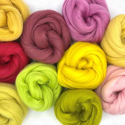 Mixed Merino Wool Variety Pack  Perfect Roving For Spinning