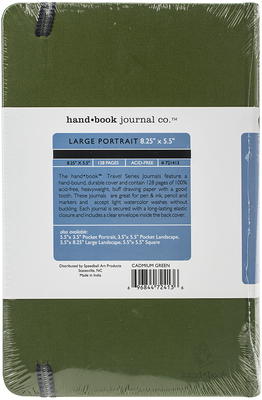 Global Art Handbook Travelogue Watercolor Journal, 3.5in x 8.25in