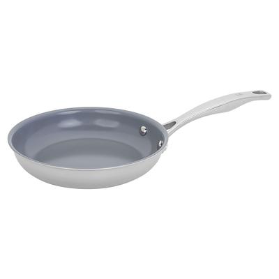 LEXI HOME Diamond Tri-ply 4.2 qt. Stainless Steel Nonstick Saute Pan with  Glass Lid LB5571 - The Home Depot