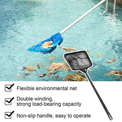 Heavy Duty Pool Skimmer Leaf Rake Net Scooper, Cleaning Swimming