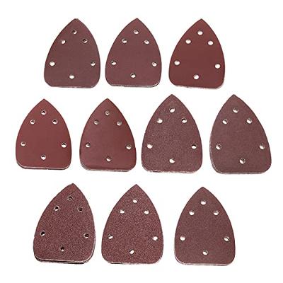 HARSKIYER 30pcs 120 Grit Mouse Detail Sander Sandpaper, Triangle