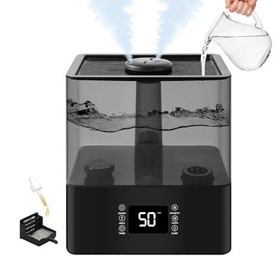 Homvana Smart Humidifier for Bedroom Large Room, 6.5 L Warm & Cool Mist  Humidifiers with App&Voice Control, Exclusive Distilled Sterilization, 72H