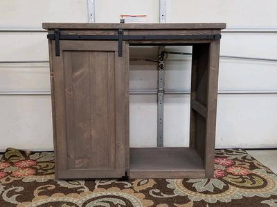 Rustic X Coffee Bar / Rustic X Farmhouse Coffee Bar / Mini Fridge Table /  Dining Bar / Farmhouse Bar / Fridge Table / Mini Fridge Console 