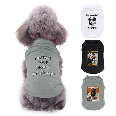 Custom Dog Jersey Puppy Jersey Pet Jersey Personalized Dog 