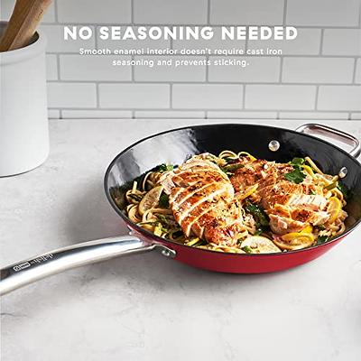 Delish by Dash: 8 Lightweight Cast Iron Pan for Pancakes, sauces