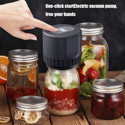 FUMAX Mason Jar Vacuum Sealer, Vacuum Sealer for Jars, Food Vacuum