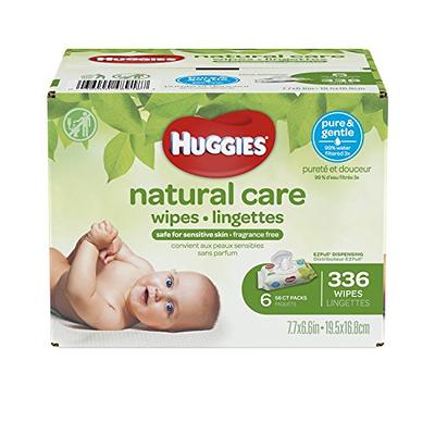 Huggies - Pack de 3 - Huggies - PURE - Lingette bébé x 56