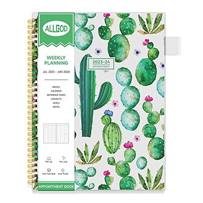 Appointment Book 2023-2024, Weekly Appointment Book,Jul 2023,Jun 2024 with  Monthly Tabs, Daily Hourly Planner 2023-2024, 15-Minute Interval, Pocket,  8.5x11 - Yahoo Shopping