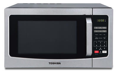 Toshiba 1.1-cu ft 1000-Watt Countertop Microwave (Stainless Steel