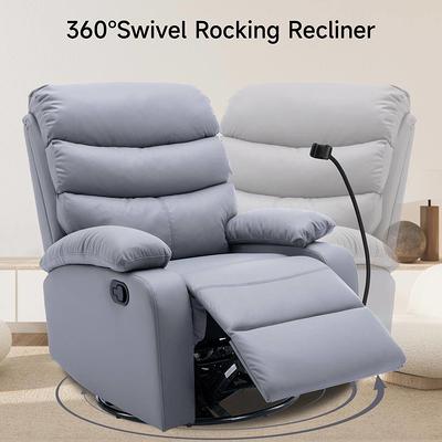 Piper Recliner Multifunction Chair With Faux Le ather - Yahoo Shopping