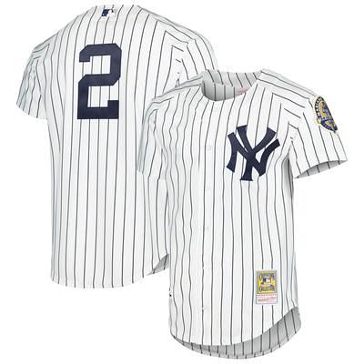 Men’s Mitchell & Ness New York Yankees Legend Slub Henley Navy and Grey  Baseball Shirt