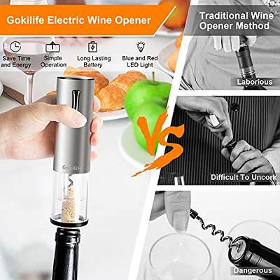 Electric Wine Bottle Can Opener Corkscrew One-click Button