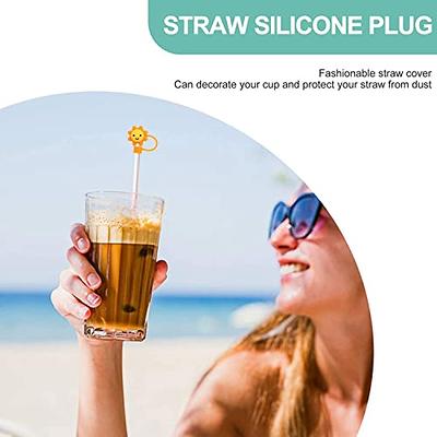 6pcs Straw Covers Cap, Nurse Theme Straw Tips, Reusable Straw Covers,  Dust-Proof Straw Toppers, Silicone Straw Tip Covers For 7-8 Mm Straws