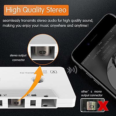Arsvita Car Audio Bluetooth Cassette Receiver, Tape Player Bluetooth 5.0  Cassette to Aux Adapter - Yahoo Shopping