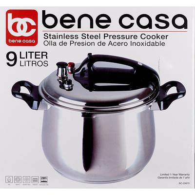 T-fal Clipso Stainless Steel Cookware, Pressure Cooker, 6.3 quart, Silver