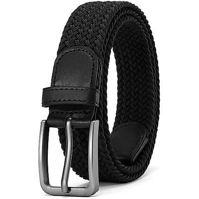 JUKMO Elastic Braided Belt, Stretch Woven Belt in Gift Box