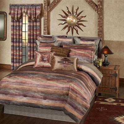 Wynette Multi Colored Jacobean Floral- Comforter Set